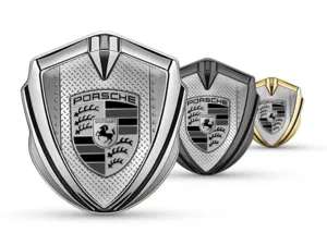 Porsche Badge Auto Custom Look Corse Lucido
